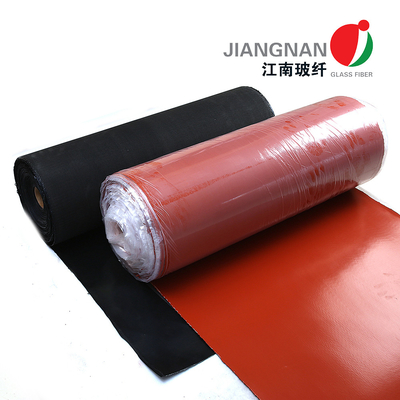 Cortina ignifuga in tessuto in fibra di vetro rivestito di silicone resiste a temperature fino a 260 ° C