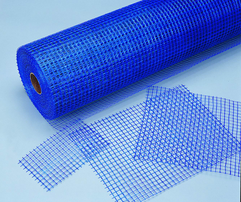 Rete in fibra di vetro Leno intrecciata da 4*4mm 5*5mm resistente per pareti di edifici