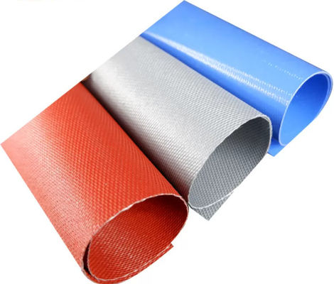 La gomma di silicone rivestita pesante di 1MM ha impregnato il panno termico del tessuto della vetroresina