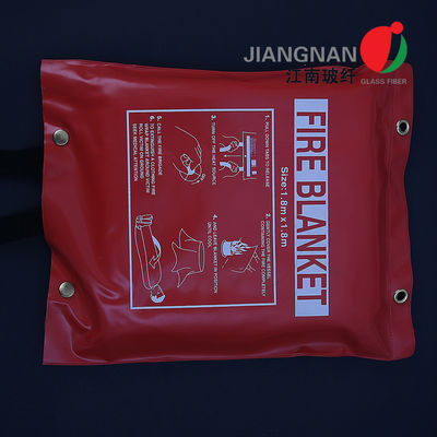 Tessuto ad alta temperatura della vetroresina del fuoco del certificato del BSI di emergenza sicura della coperta con ESSERE en Aproved 1869