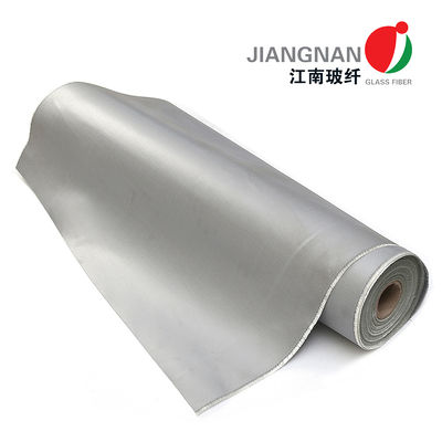 tessuto della vetroresina di protezione contro il calore 260℃ di 0.45mm con la colla del silicone un lato