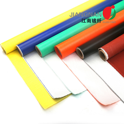 fibra di vetro rivestita di silicone del panno della vetroresina impregnata silicone del raso di larghezza 0.45mm di 2m